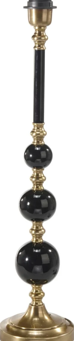 ABBEY Lampfot 60cm Svart/Antikmässing