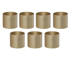 ACCESSORIZE Ljusmanschett 7-pack 2,2cm Guld