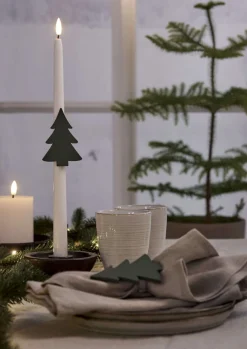 ACCESSORIZE Ljusmanschett 2-pack Gran Grön