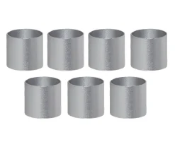 ACCESSORIZE Ljusmanschett 7-pack 2,2cm Silver