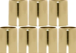 ACCESSORIZE Ljusmanschett 7-pack Mässinghylsa