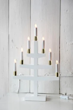 ACCESSORIZE Ljusmanschett 7-pack Mässinghylsa