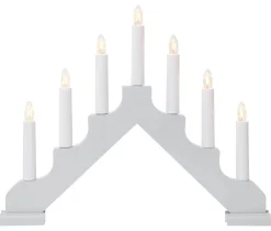 ADA Träljusstake 37,5cm Ljusgrå