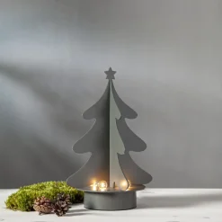 AFTON Ljusstake Gran 31cm Grön