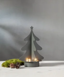 AFTON Ljusstake Gran 31cm Grön