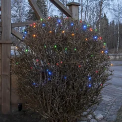 AKKU Batteriljusnät 80L 1,5m Svart/Flerfärgad IP44