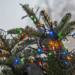 AKKU Batteriljusnät 80L 5,6m Svart/Flerfärgad IP44