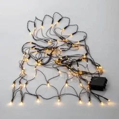 AKKU Ljusnät Batteri 80L 1,5m Svart