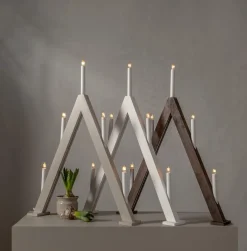 ALBO Ljusstake 5L 66cm Beige