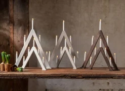 ALBO Ljusstake 5L 66cm Beige