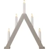 ALBO Ljusstake 5L 41cm Beige