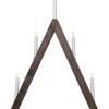 ALBO Ljusstake 5L 66cm Brun