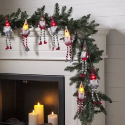 ALF Ljusslinga Batteri 1,4m 8LED Röd/Grå