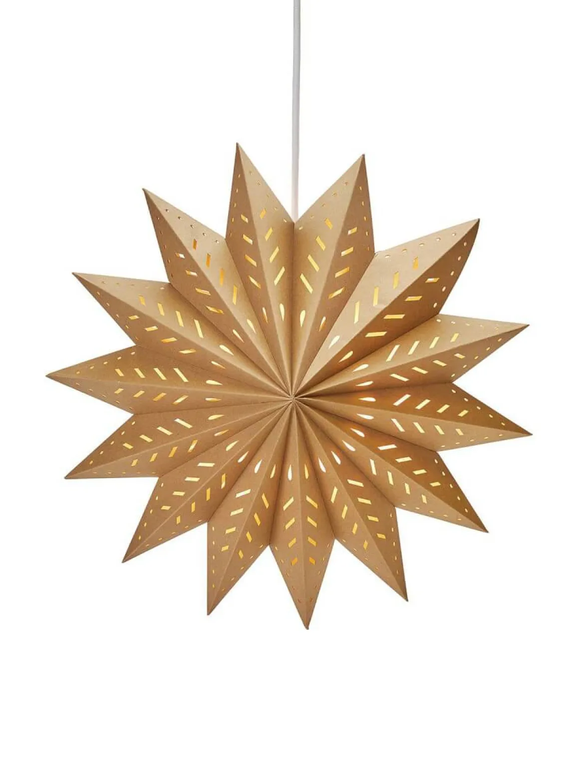 ALFA Julstjärna 60cm Brun