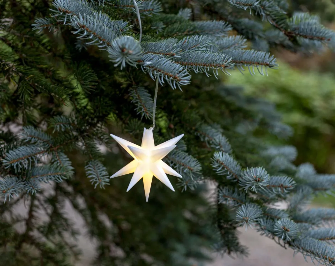 ALICE Batteristjärna 10cm Vit