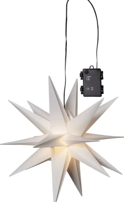 ALICE Batteristjärna 35cm Vit