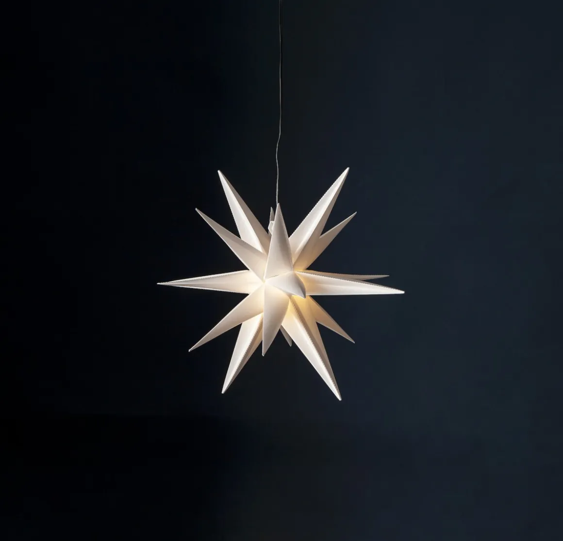 ALICE Batteristjärna 35cm Vit