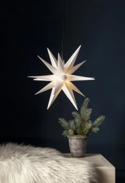 ALICE Batteristjärna 35cm Vit