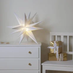 ALICE Batteristjärna 60cm Vit