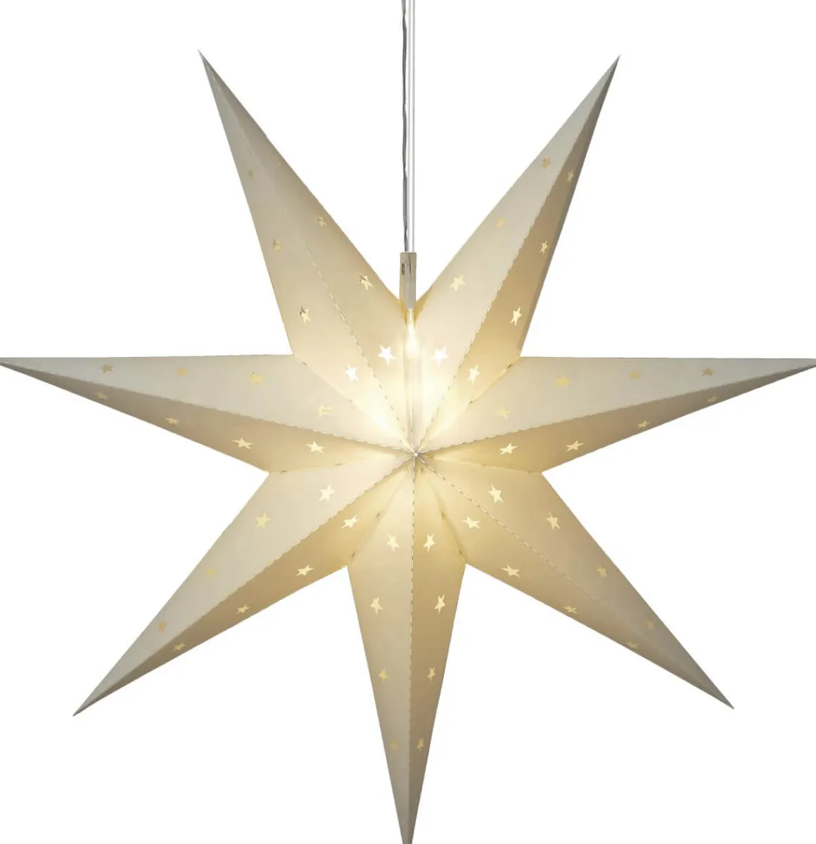 ALICE Stjärna 60cm 12LED IP44 Vit