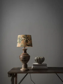 ALMA Lampfot E27 48cm Mangoträ Brun