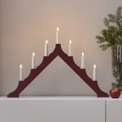 ALMA Ljusstake 40CM Röd