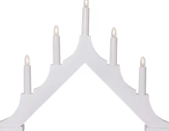 ALMA Träljusstake 33,5cm Vit