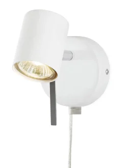 ALPHA Väggspot Vit 13cm