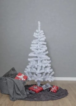 ALVIK Julgran 150cm 80LED Vitt/Vit IP44