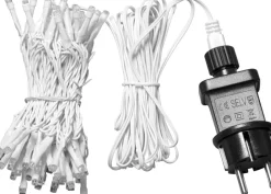 ALVIK Julgran 150cm 80LED Vitt/Vit IP44