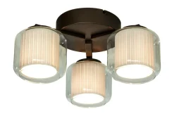 AMSTERDAM Plafond 46cm Brun/Vit