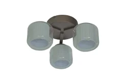 AMSTERDAM Plafond 46cm Brun/Vit