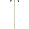 AMY Golvlampa Flex 2-Arm 150cm Antikmässing