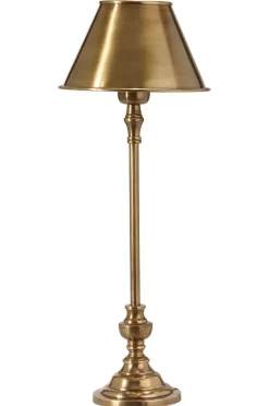 ANDREA Lampfot 43cm Antikmässing