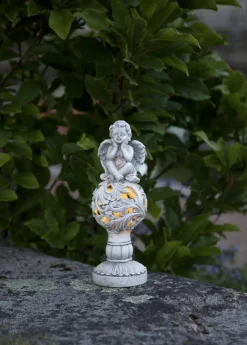 ANGEL Solcellsdekoration 27cm Beige IP44