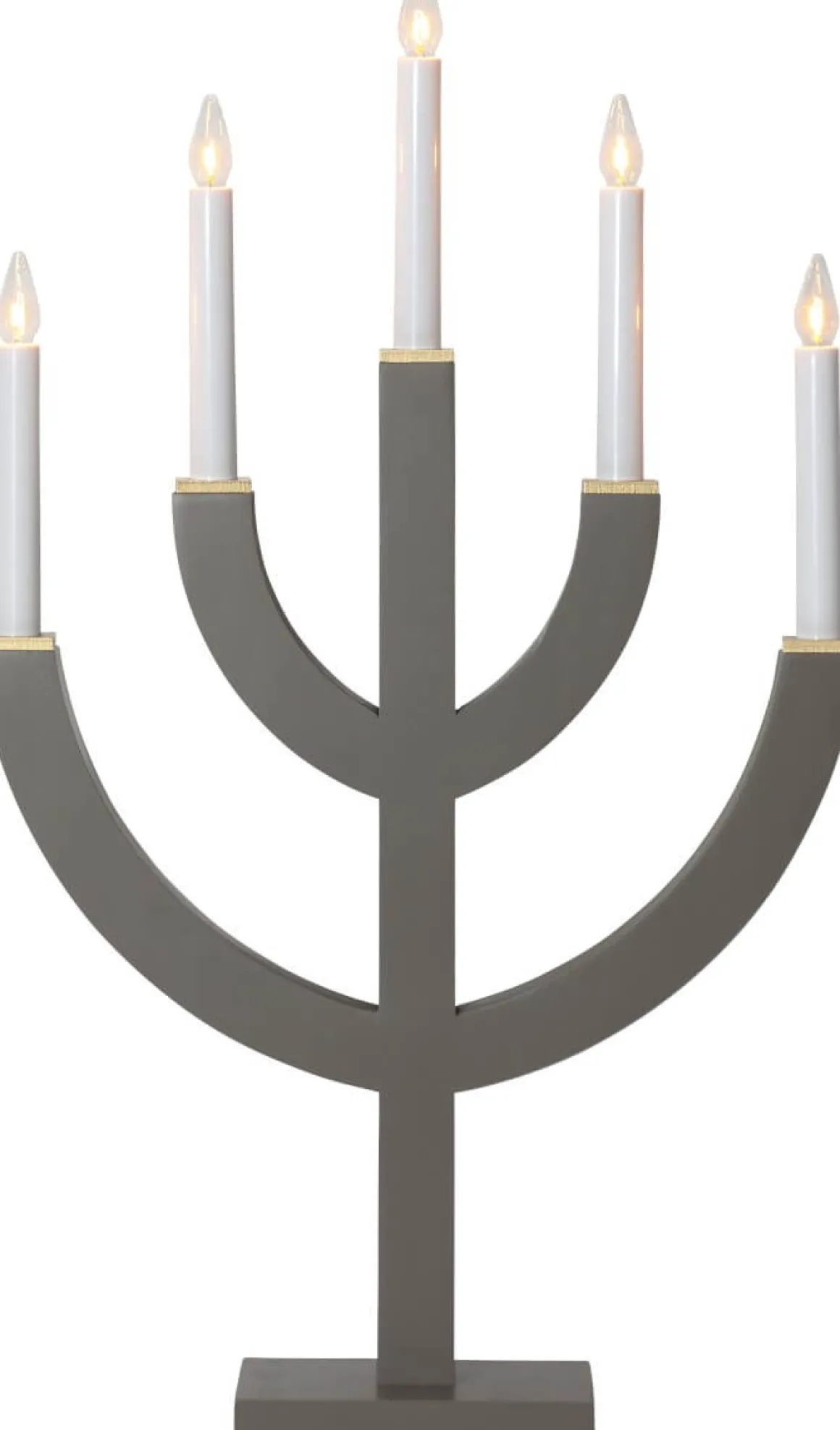 ANNO Ljusstake 5L 59cm Brun