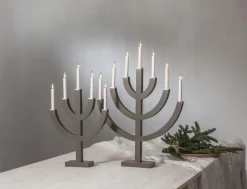 ANNO Ljusstake 5L 59cm Brun