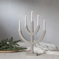 ANNO Ljusstake 5L 59cm Grå