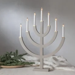 ANNO Ljusstake 7L 71cm Grå