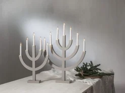 ANNO Ljusstake 7L 71cm Grå