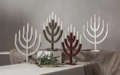 ANNO Ljusstake 7L 71cm Röd