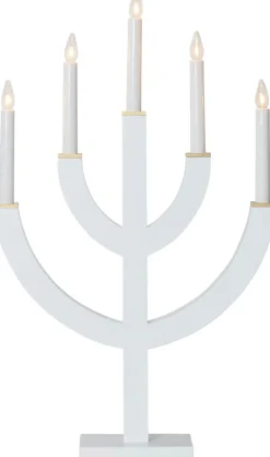 ANNO Ljusstake 5L 59cm Vit