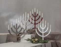 ANNO Ljusstake 7L 71cm Vit