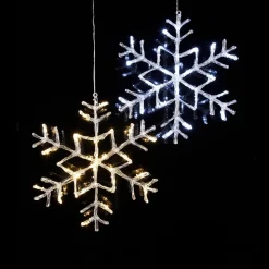 ANTARCTICA Snöflinga 40cm 24LED IP44 Kallvit