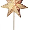 Antique Stjärna på fot Guld