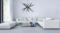 ARMATUR Takpendel 6-armad 45cm Svart