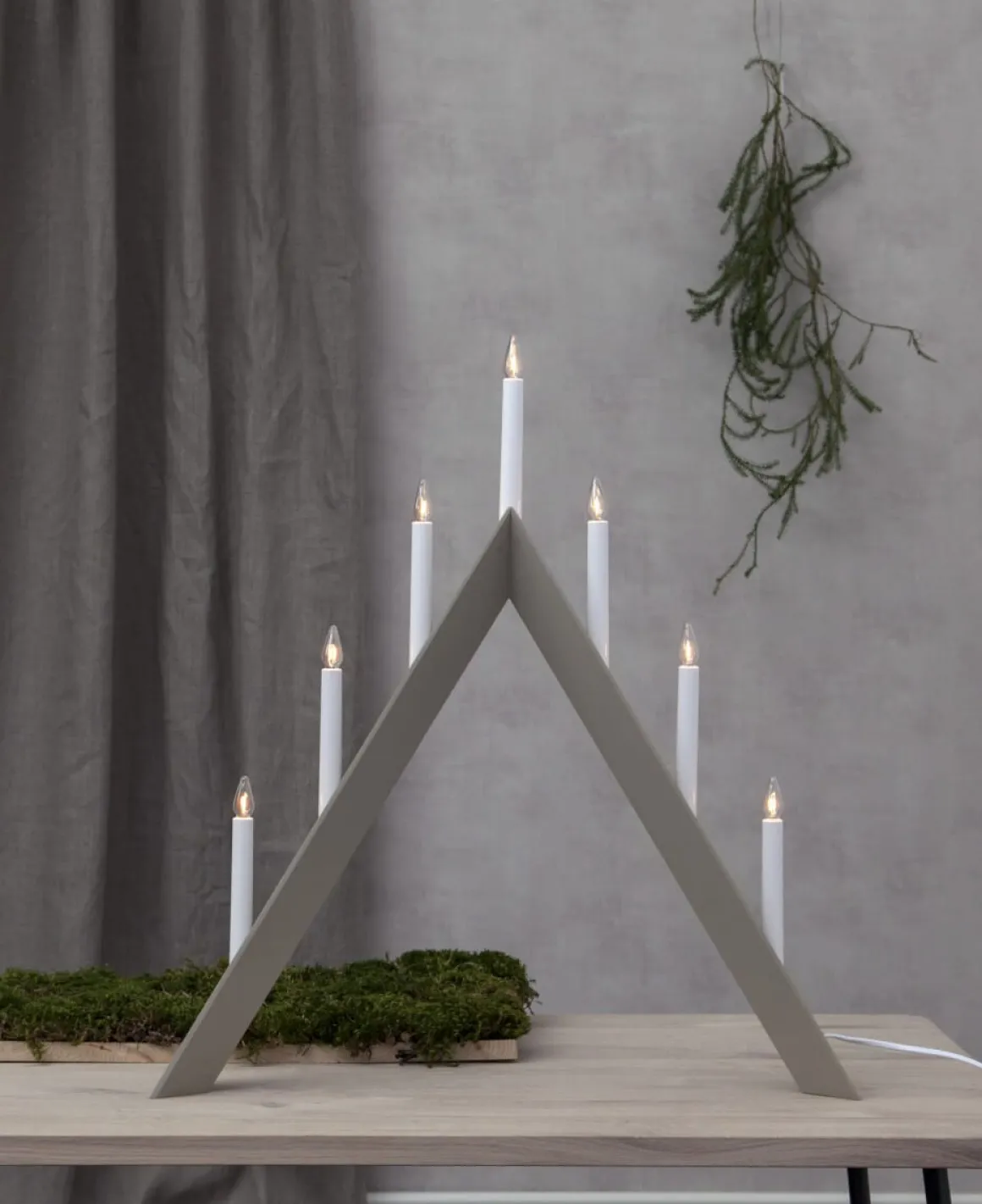 ARROW Ljusstake 64,5cm Beige