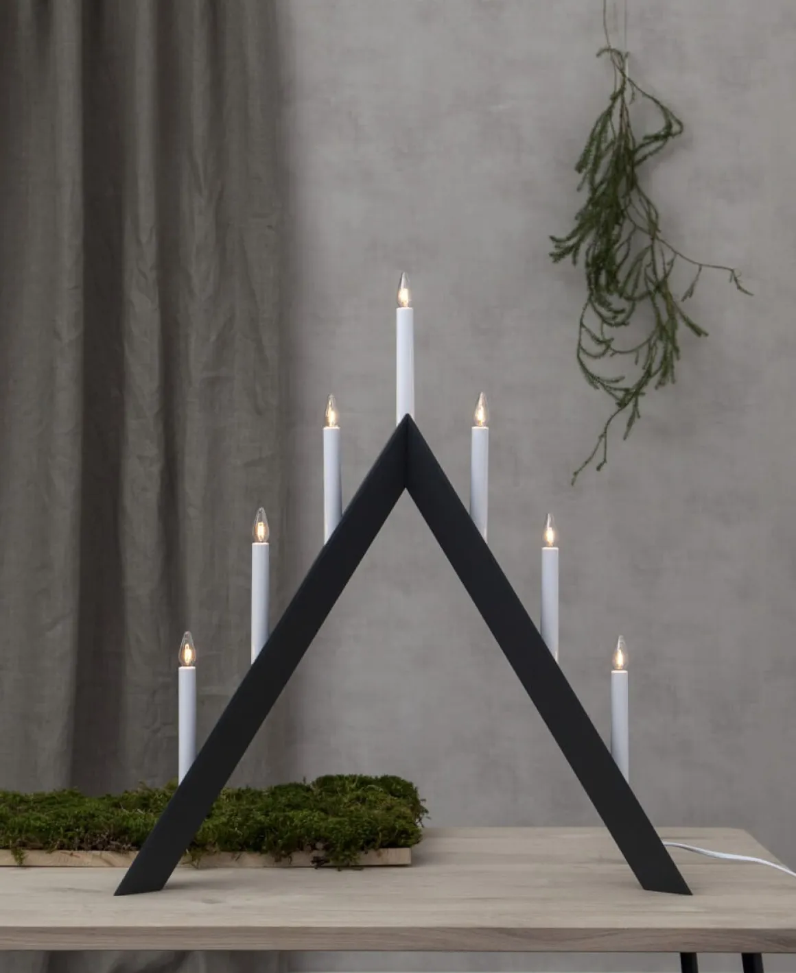 ARROW Ljusstake 64,5cm Grå