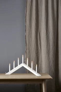 ARROW Ljusstake 36cm Vit