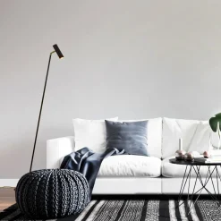 ARTIC Golvlampa Dimbar 140cm Svart/Stål